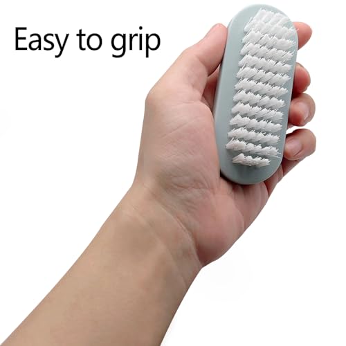 Nail Brush for Cleaning Fingernails Two Sided Hand Fingernail Scrub Brush Soft Stiff Bristles Nail Scrubber Brushes for men women kids,4 PCS - Image 6