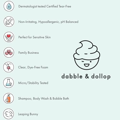 Dabble & Dollop Fizzy Cane Bath Bombs - Natural Droplets for Kids, 100% USA-Made, Paraben & Sulfate Free, Vegan, Gluten-Free, Tear-Free, Moisturizing & Fun (Set of 12) - Image 6