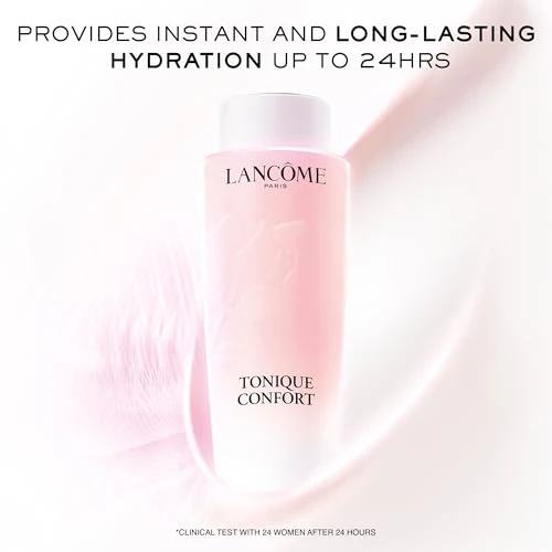Lancôme Tonique Confort 24 Hr Hydrating Milky Toner- Face toner with Hyaluronic Acid, Acacia Honey, and Sweet Almond Oil for Visibly Softer, Smoother, Hydrated Skin - Image 3