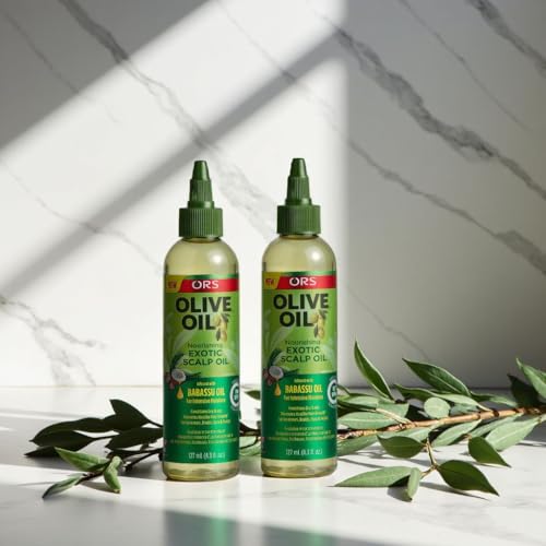 Ors Olive Oil Nourishing Exotic Scalp Oil infused with Babassu for Intensive Moinsture Oil 4.3 Ounce (Pack of 2) - Image 5