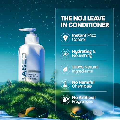 Shampoo, Conditioner & Leave-In Conditioner Deluxe Bundle with Peppermint Oil, Coconut Oil & Avocado Oil, Deluxe Hair Bundle for Men, Two 12 fl oz & One 6.8 fl oz Bottles (Pack of 3) - Image 3