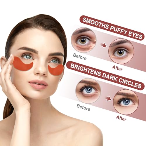 Eye Mask - 30 Pairs Caffeine Under Eye Patches Skin Care Products, Eye Masks Skincare for Dark Circles and Puffiness, Reduce Wrinkles, Eye Bags and Fine Lines, for Women and Man - Image 4