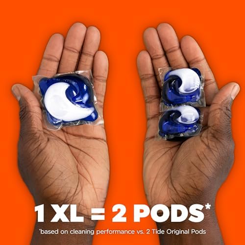 Tide Oxi Boost Power PODS Laundry Detergent Pods, 18 Count, Stain Remover Plus Oxi Power - Image 8