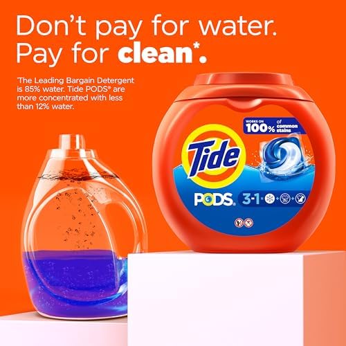 Tide PODS Laundry Detergent Pacs, Original Scent, 102 Count, Powerful 3-in-1 Clean in one Step, HE Compatible - Image 6