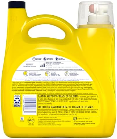 Tide Simply Oxi Boost + Ultra Stain Release, 162 fl oz, 115 Loads, Tough on Stains, Whitens, Brightens, Refreshing Breeze Scent - Image 6