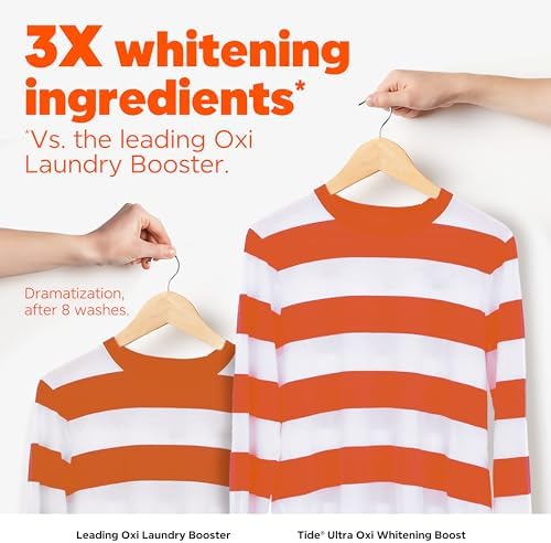 Tide All in One Laundry Booster, Color Safe Whitening, Stain and Odor Fighter, 66 Loads, 51 oz - Image 4
