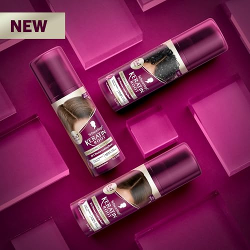 Schwarzkopf Keratin Color Root Temporary Hair Color Spray, Light Brown - Salon Inspired Temporary Hair Dye, for up 100% Gray Coverage and Thicker Looking Roots, Ammonia free - Image 7