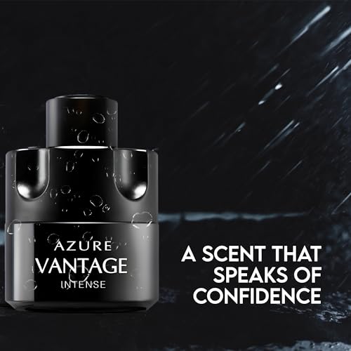 Men's Cologne Azure Vantage Eau De Toilette Body Spray Fragrance For Men- Daywear, Casual Daily Perfume Set with Suede Pouch- 3.4 Fl Oz Bottle- Ideal EDT Beauty Gift for Birthday, Anniversary - Image 4