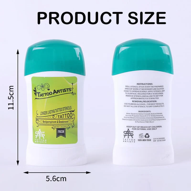 2PCS Tattoo Transfer Cream Gel, Safe and Long-Lasting Tattoo Balm for Body Art Makeup Professional Tattoo Transfer Soap Stencil Tattoo Supplies Accessories for Tattoo Artist (2PCS) - Image 7