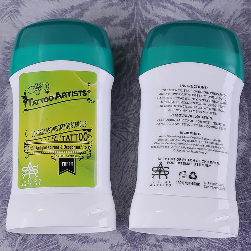 2PCS Tattoo Transfer Cream Gel, Safe and Long-Lasting Tattoo Balm for Body Art Makeup Professional Tattoo Transfer Soap Stencil Tattoo Supplies Accessories for Tattoo Artist (2PCS) - Image 8