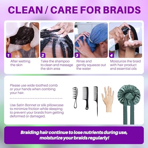 Human Braiding Hair for Boho Braids, Deep Wave Bulk Boho Braids Human Hair for Boho Knotless Braids Curly Bohemian Water Wave Braiding 70g 20 Inch Auburn Ginger (2 No Weft Bundles/Pack) - Image 9