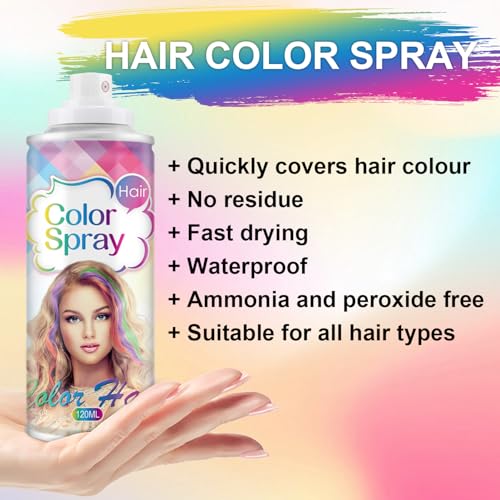 Temporary Hair Color Spray, Temporary Hair Color Wax, Washable Hair Wax Dye Pomades Disposable Natural Hair Strong Style for Christmas Party,Hollowen,Cosplay (Blue) - Image 4