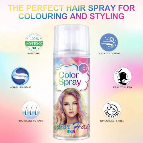 Temporary Hair Color Spray, Temporary Hair Color Wax, Washable Hair Wax Dye Pomades Disposable Natural Hair Strong Style for Christmas Party,Hollowen,Cosplay (Blue) - Image 5