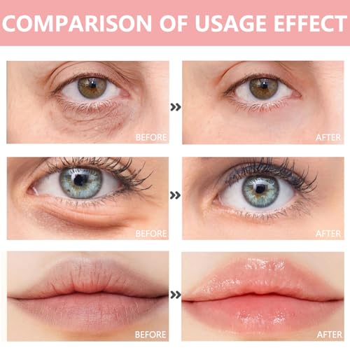 30 Pairs Lip Mask & Eye Mask,Under Eye Patches for Reducing Fine Lines & Dark Circles,Collagen Crystal Lip Patches for Lip Spa Daily Labial Masks Hydrating Lip Treatment Christmas Gifts - Image 6