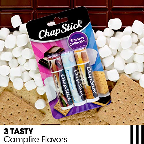 ChapStick Lip Balm, Ice Cream Collection 3-Pack, Ice Cream Classics 3-Pack + S’mores Collection – Fun & Flavorful Lip Care, Birthday Gift, Party Favors, Stocking Stuffers, 0.15 Oz Ea - Image 3