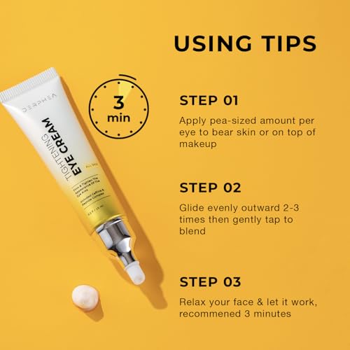 Instant Temporary Eye Tightener Cream: Reduces The Look of Under Eye Bags Dark Circles, Anti-Aging Fine Lines, Firm Delicate Skin Under Your Eyes, Rapid Eye Firming - Image 3