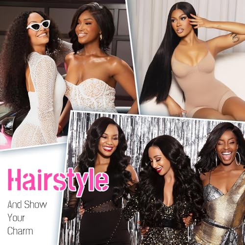 26 Inch 13x6 Lace Front Wigs Human Hair 200% Density Body Wave Lace Front Wigs Human Hair Pre Plucked Glueless Wigs Human Hair For Women HD Lace Frontal Wig Human Hair With Baby Hair - Image 6