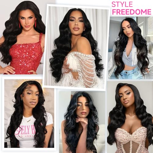 26 Inch 13x6 Lace Front Wigs Human Hair 200% Density Body Wave Lace Front Wigs Human Hair Pre Plucked Glueless Wigs Human Hair For Women HD Lace Frontal Wig Human Hair With Baby Hair - Image 8