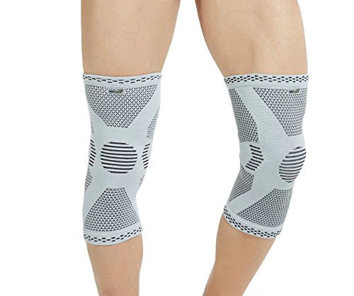 NeoTech Care Knee Support Brace - Breathable - Men, Women, Right or Left (Green Color, Size M, 1 Pair)