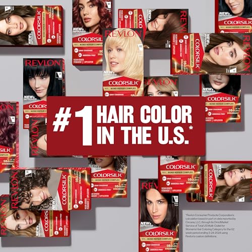 Revlon ColorSilk with Bond Repair Complex, Permanent Hair Color, 100% Gray Coverage, Ammonia Free Hair Dye, Vegan Keratin, 42 Medium Auburn (Pack of 3) - Image 11