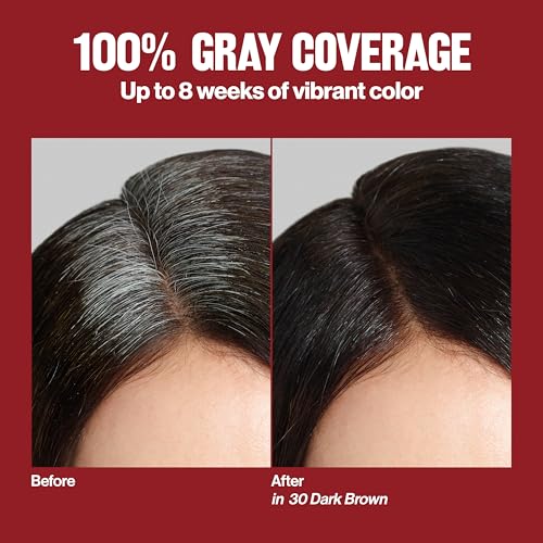 Revlon ColorSilk with Bond Repair Complex, Permanent Hair Color, 100% Gray Coverage, Ammonia Free Hair Dye, Vegan Keratin, 42 Medium Auburn (Pack of 3) - Image 7
