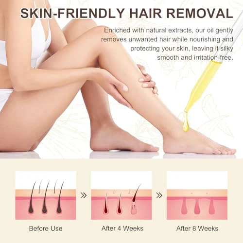 Cyperus Rotundus Oil, Natural Cyperus Rotundus Oil for Hair Removal, Reduces Unwanted Hair Growth, Moisturizes & Soothes The Skin, Reducing Body Hair Growth, Shrink Pores, Suitable for All Skin Types - Image 5