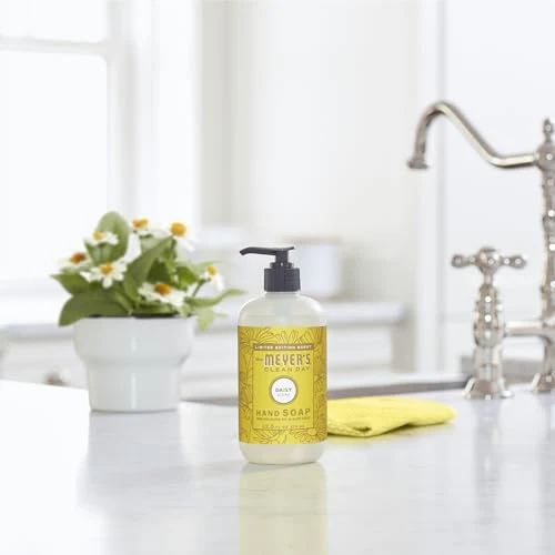 MRS. MEYER'S CLEAN DAY Liquid Hand Soap, Daisy Scent, 12.5 Ounce Bottle (Pack of 3) - Image 8