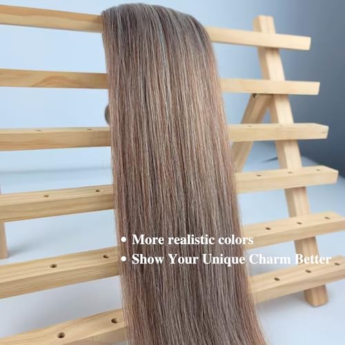 Braiding Hair Pre stretched Brown Prestretched Braiding Hair for Black Women Twist Kids Ez Braid Braiding Hair Synthetic Knotless Colored Hypoallergenic Hair extensions Pre-stretched - Image 5