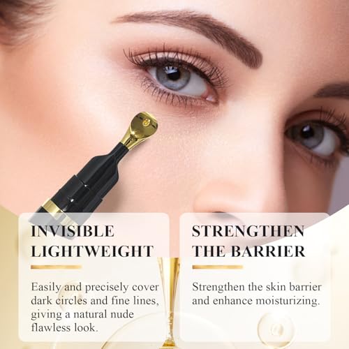 Luminous Eye Corrector SPF 41, Under Eye Color Corrector for Dark Circles, Anti-Aging Tinted Eye Cream, Hydrating Eye Serum with Peach Undertone (Natural Color, 1PCS) - Image 4