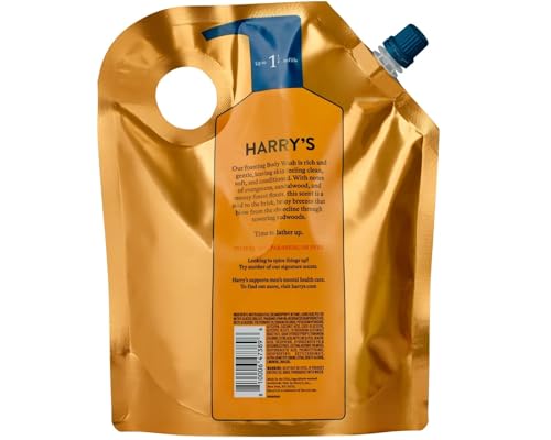 Harry's Men's Body Wash Refill, Redwood Scent, 36 Fl Oz - Image 3