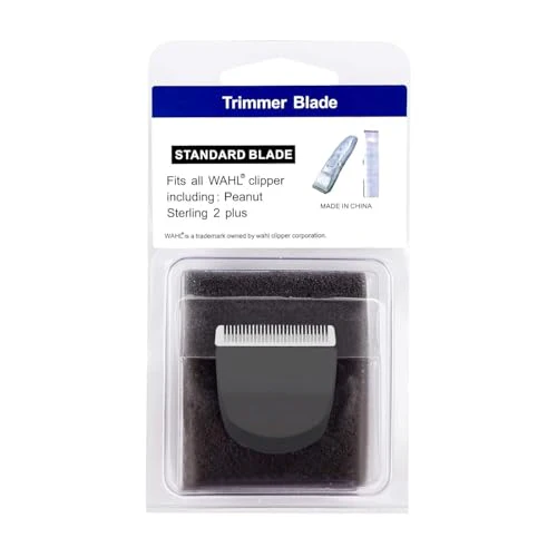 Professional Peanut Clipper/Trimmer Snap On Replacement Blades #2068-300 - Compatible with Wahl Peanut Hair Clipper/Trimmer, 2 Pack Black - Image 4