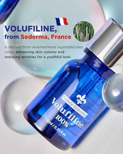 100% Volufiline Serum Skincare – Advanced Firming & Lifting Facial Ampoule from France Sederma, Intense Hydration & Skin Rejuvenation for Youthful, Perfect for Layering & DIY, 0.33 fl.oz (10ml) - Image 4