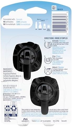 Febreze Air Freshener – Car Vent Clip – Cozy Campfire 4 Ct Pack of 2 - Image 8