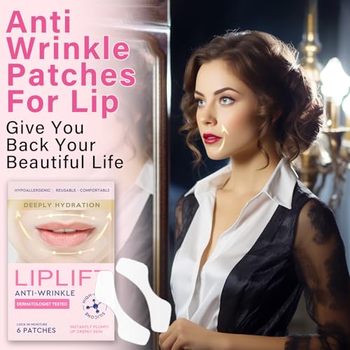 Anti Wrinkle Patches for Lip, Overnight Smoothing Wrinkles - Anti-Wrinkle Silicone Facial Patches for Lip, Fine Lines Wrinkle Patches for Smile Line & Lip Area - Image 2