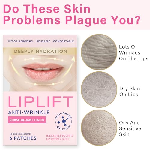 Anti Wrinkle Patches for Lip, Overnight Smoothing Wrinkles - Anti-Wrinkle Silicone Facial Patches for Lip, Fine Lines Wrinkle Patches for Smile Line & Lip Area - Image 4