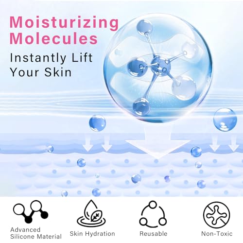 Anti Wrinkle Patches for Lip, Overnight Smoothing Wrinkles - Anti-Wrinkle Silicone Facial Patches for Lip, Fine Lines Wrinkle Patches for Smile Line & Lip Area - Image 6