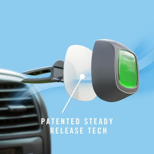 Febreze Car Odor-Fighting Car Freshener Vent Clip Linen & Sky, 0.06 fl oz, 3 Ct Pack of 2 - Image 7