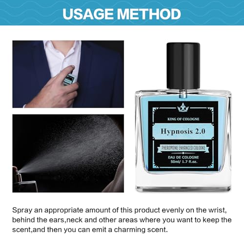 Pheromone Cologne For Men, Hypnosis 2.0 Cologne For Men, Pheromone Perfume, Mens Cologne, Feromonas Perfume For Men Cologne, Men's Cologne 1.7oz - Image 6