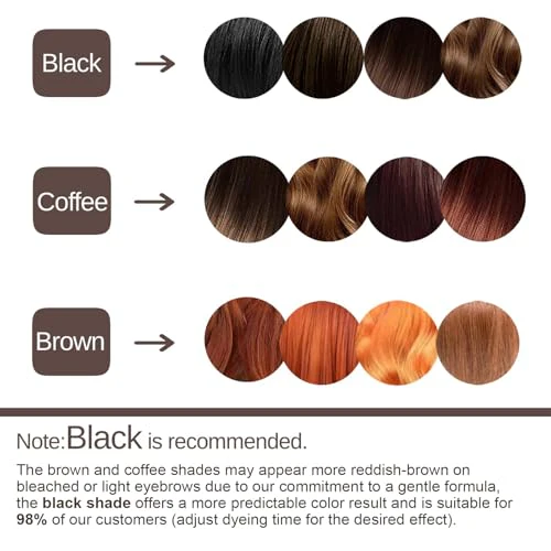 Lash Color Kit, Lasting for 4 Weeks Professional Eyelash & Eyebrow Color Kit, Instant Eyelash Color with Natural Ingredients, Safe & Easy to Use 7ml (Black) - Image 8