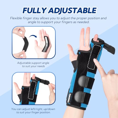 Boxer Fracture Splint, Ulnar Gutter Splint Right Hand, the 4th and 5th Metacarpal Finger Splint Hand Brace, Boxer Orthosis Hand & Wrist Brace for Women & Men, Left, M - Image 4