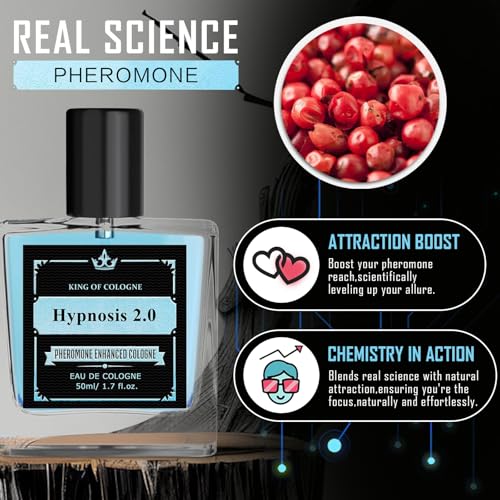 Hypnosis 2.0 Cologne for Men (Pheromone-Infused), Perfume Para Hombre Pheromone Cologne for Men, Lasting Fragrance | Natural Herbal Formula | Enhance Attraction, Pheromone Enhanced Cologne (50ml+10ml) - Image 5