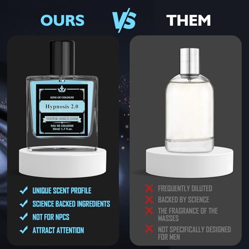 Hypnosis 2.0 Cologne for Men (Pheromone-Infused), Perfume Para Hombre Pheromone Cologne for Men, Lasting Fragrance | Natural Herbal Formula | Enhance Attraction, Pheromone Enhanced Cologne (50ml+10ml) - Image 6