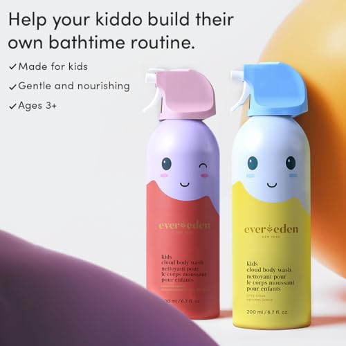 Evereden Kids Cloud Body Wash (6.7 fl. oz., Juicy Citrus): Creamy Nourishing Cloud-Like Texture Toddler Body Wash - Gentle Hydrating Body Wash for Kids with Delicate Skin - Image 3