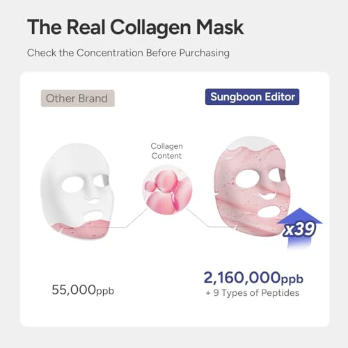 SUNGBOON EDITOR Korean Glass Skin Deep Collgen Boost Set | Valentine Day Gift | Real Collagen 2,160,000PPB for Elasticity | Hydrating Collagen Face Mask | Face Serum for Women | Korean Skin Care Set - Image 4