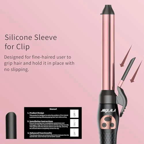 Rotating Curling Iron, Beach Waves Hair Curler Automatic Rotating, Best Curling Iron for Thin Fine Hair - Image 3