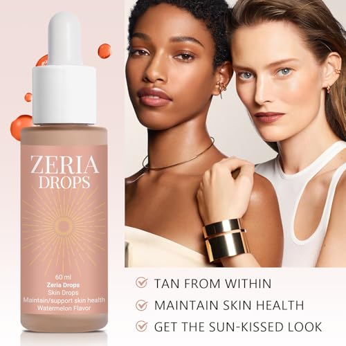 Zeria Sunless Tanning Drops, Drops to Naturally Boost Melanin, Enhancing Your Natural Skin Tone for a Genuine, Without the Sun Damage(1 Pack) - Image 7