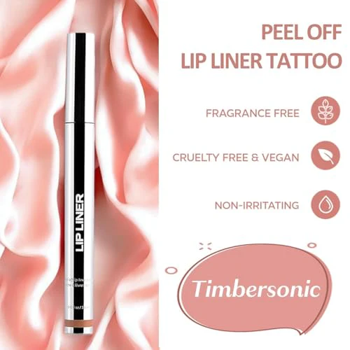 Peel off Lip Stain, Peel off Lip Liner, Peel off Lip Liner Stain, 5 Colors Lip Stain Peel off Tint Tattoo Color Waterproof Long-Lasting, Non-stick Cup (02) - Image 4