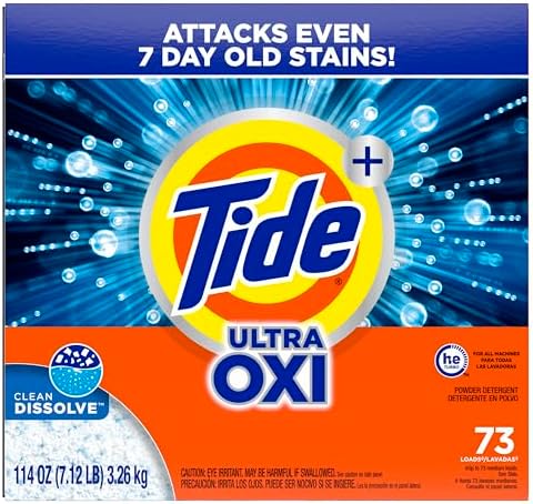 Tide Powder Laundry Detergent, Original Scent, 73 Loads, 114 oz - Image 8