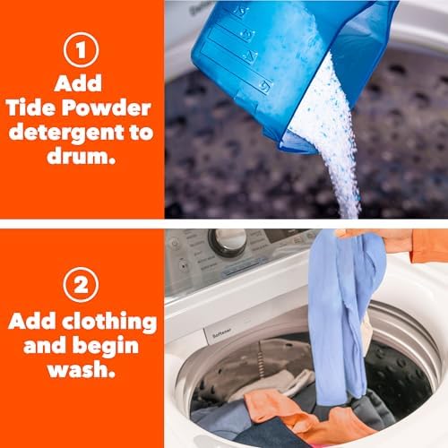 Tide Powder Laundry Detergent with Bleach Alternative, Original Scent, 89 Loads, 129 oz - Image 6