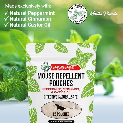 Mighty Mint Mouse Repellent Pouches & Rodent Repellent Gallon Bundle - Image 4